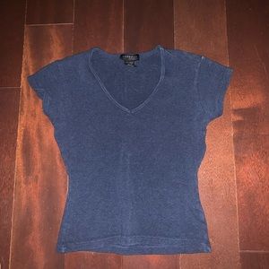 Navy blue vintage shirt from EXPRESS